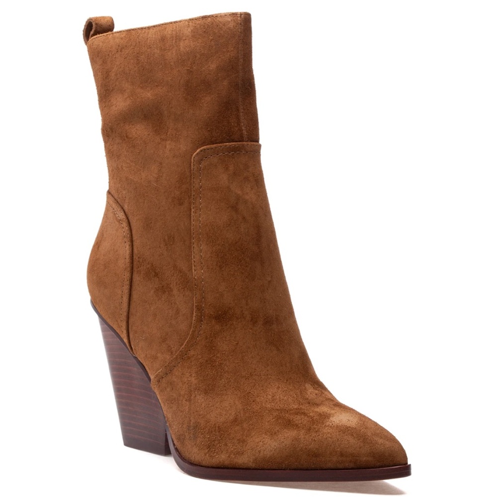 NEW Veronica Beard Logan Boot Hazelwood Suede, size 9.5